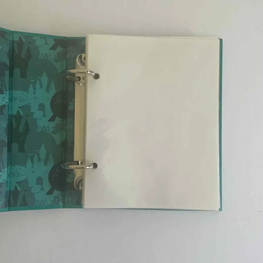 Disney World‎ 2000's Millennium Teal Blue Never Used Character Autograph Book